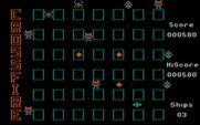 Crossfire for IBM PC/Compatibles - Pick up the red, odd looking object for a bonus!