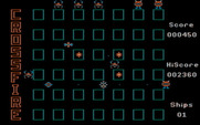Crossfire for IBM PC/Compatibles - Make sure you don't get caught in the crossfire while blasting!