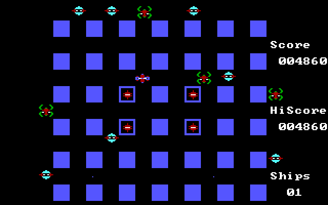 Crossfire IBM PC/Compatibles Screenshot: Start of the third level.