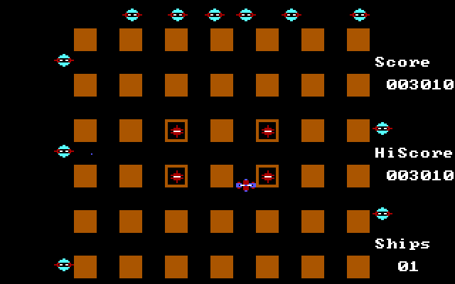 Crossfire IBM PC/Compatibles Screenshot: Starting the second level.