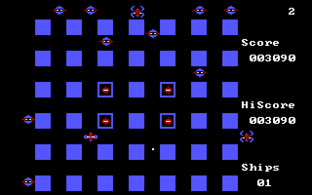 Crossfire IBM PC/Compatibles Screenshot: Start of level 2.