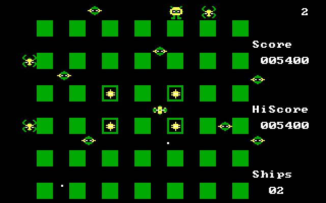 Crossfire IBM PC/Compatibles Screenshot: Gameplay on the 3rd level.