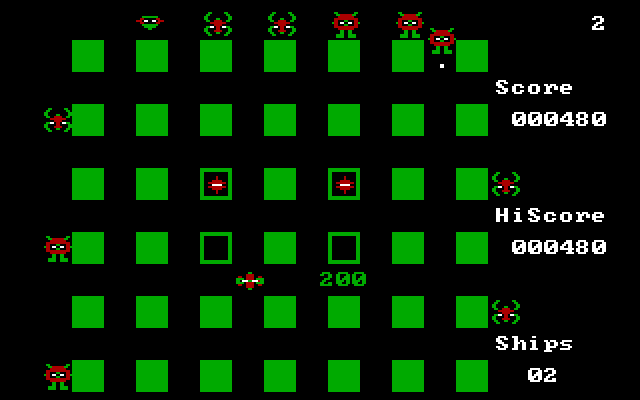 Crossfire IBM PC/Compatibles Screenshot: Earned 400 bonus points!