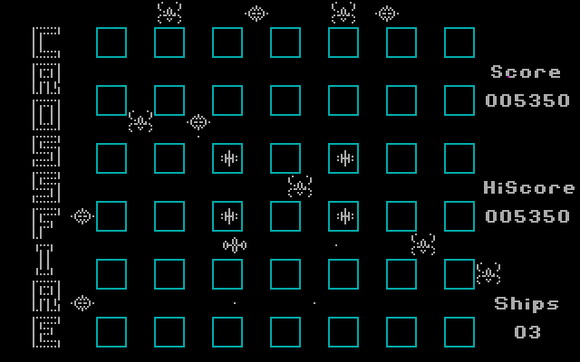 Crossfire IBM PC/Compatibles Screenshot: Avoid the crossfire!