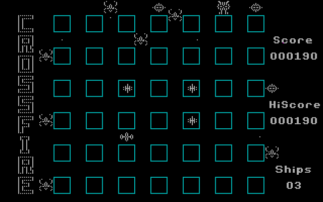 Crossfire IBM PC/Compatibles Screenshot: Careful, don't get shot.