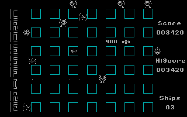 Crossfire IBM PC/Compatibles Screenshot: Earned 400 bonus points!