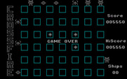Crossfire for IBM PC/Compatibles - Game over.