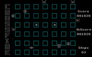 Crossfire for IBM PC/Compatibles - Enemies sometimes appear in large quantities.