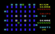 Crossfire for Commodore VIC-20 - Game start.