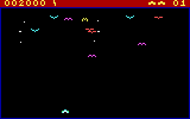 Round 42 IBM PC/Compatibles Screenshot: Firing at opponents...