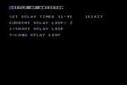 Battle of Antietam for Atari 8-bit - Setting the game delay...