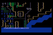 Battle of Antietam for Atari 8-bit - Artillery fire phase.