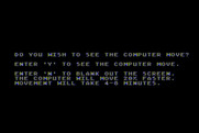 Battle of Antietam for Atari 8-bit - Computer's turn; view what moves it is making?