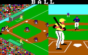 Championship Baseball for IBM PC/Compatibles - Ball; Just a bit outside...