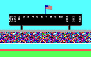 Championship Baseball for IBM PC/Compatibles - Computer players are up to bat now.