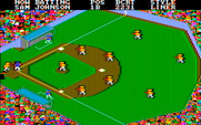 Championship Baseball for IBM PC/Compatibles - The players take the field...