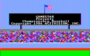 Championship Baseball for IBM PC/Compatibles - The national anthem plays...