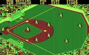 Championship Baseball for IBM PC/Compatibles - The players take the field...