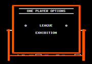 Championship Baseball for Apple II - League or exhibition mode?