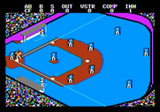 Championship Baseball for Apple II - Player 2 up at bat...