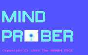 Mind Prober for IBM PC/Compatibles - Title screen.