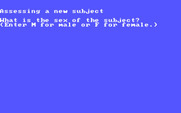 Mind Prober for IBM PC/Compatibles - Ready to assess a new subject?