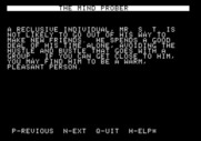 Mind Prober for Apple II - Part of the report...