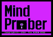 Mind Prober for Apple II - Title screen.