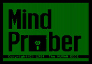 Mind Prober for Apple II - Title screen.