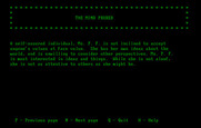 Mind Prober for IBM PC/Compatibles - Page 1 of the resulting report.