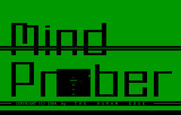 Mind Prober for IBM PC/Compatibles - Title screen.