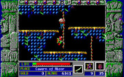 Zeliard for IBM PC/Compatibles - Falling off a platform..