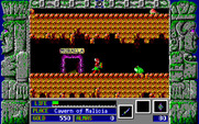 Zeliard for IBM PC/Compatibles - Entering the first cave.