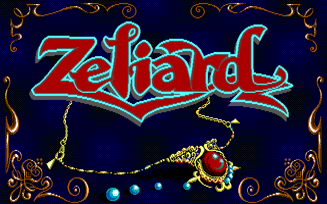 Zeliard IBM PC/Compatibles Screenshot: Title screen 2.