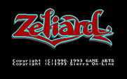 Zeliard for IBM PC/Compatibles - Title screen 1.