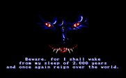 Zeliard for IBM PC/Compatibles - The enemy awakes...