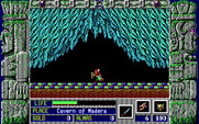 Zeliard for IBM PC/Compatibles - Running through a door...
