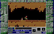 Zeliard for IBM PC/Compatibles - Enemy slug attacks...