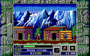 Zeliard for IBM PC/Compatibles - A weapons shop is one of several shops you can visit.