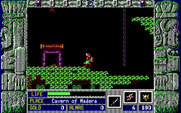 Zeliard for IBM PC/Compatibles - This part of the game takes place in a forest.