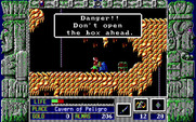 Zeliard for IBM PC/Compatibles - Do you really want to open this box?