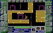 Zeliard for IBM PC/Compatibles - In a golden cavern.