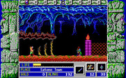 Zeliard for IBM PC/Compatibles - Entrance to a cavern.