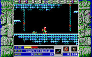 Zeliard for IBM PC/Compatibles - Each cavern has different types of enemies.