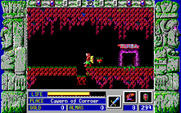 Zeliard for IBM PC/Compatibles - Sometimes the floor falls when you walk on it.