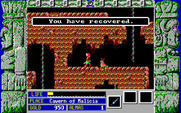 Zeliard for IBM PC/Compatibles - Found an item to recover energy.