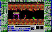 Zeliard for IBM PC/Compatibles - Start of the first cavern.
