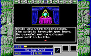 Zeliard for IBM PC/Compatibles - You are brought back here when you lose all of your energy.