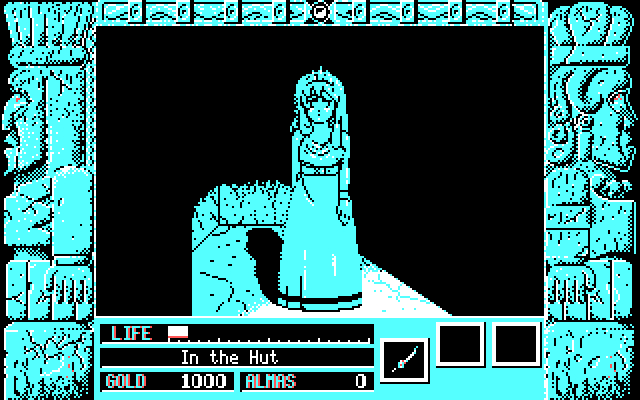 Zeliard IBM PC/Compatibles Screenshot: The princess...