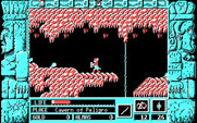 Zeliard for IBM PC/Compatibles - Exploring a cavern...